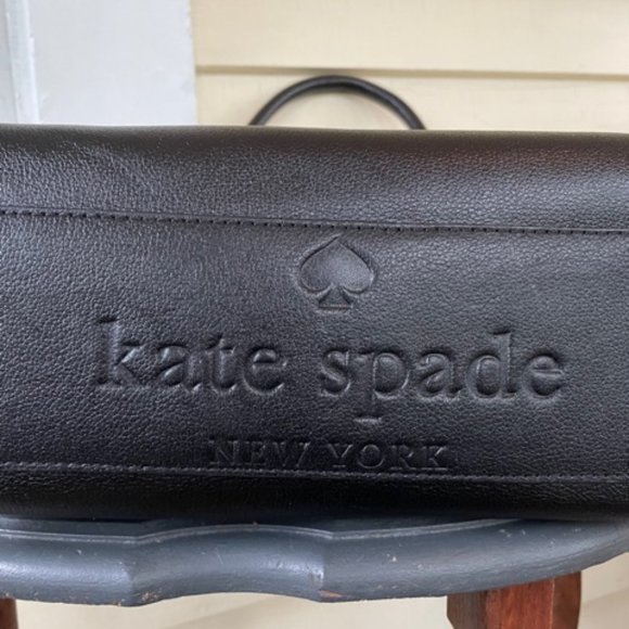 Structured Black Leather Kate Spade New York Handbag - Picture 6 of 10